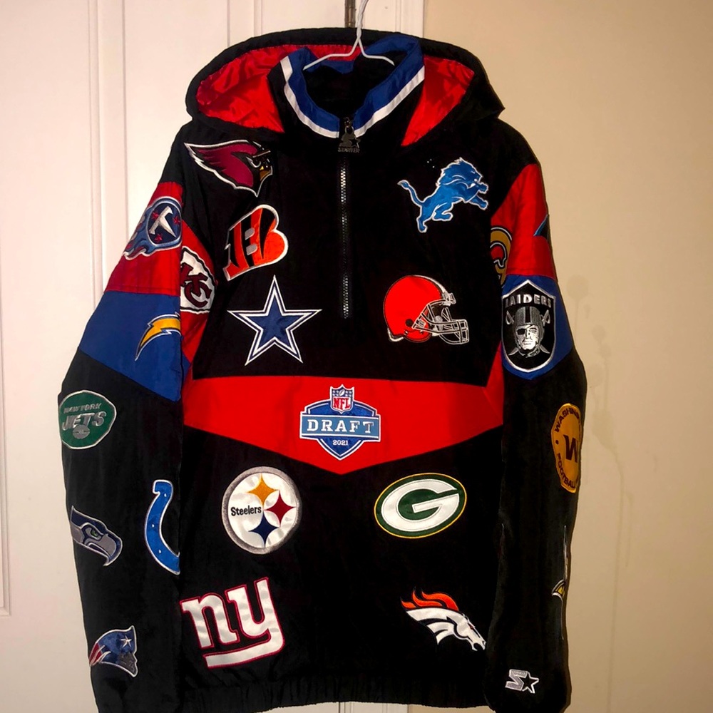 Kid Cudi NFL starter jacket official